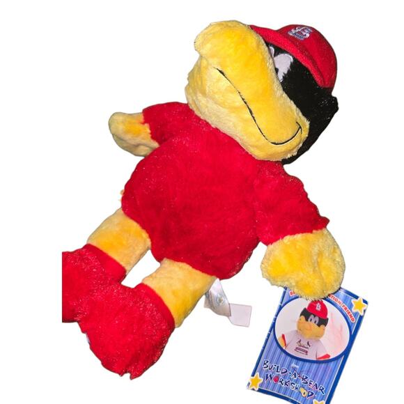 Build A Bear St. Louis Cardinals Fredbird Mascot Baseball Plush MLB BAB - Picture 1 of 4